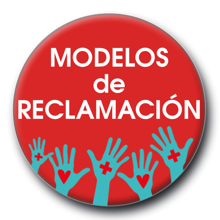 Modelos de reclamación Asociación Justicia por la Sanidad